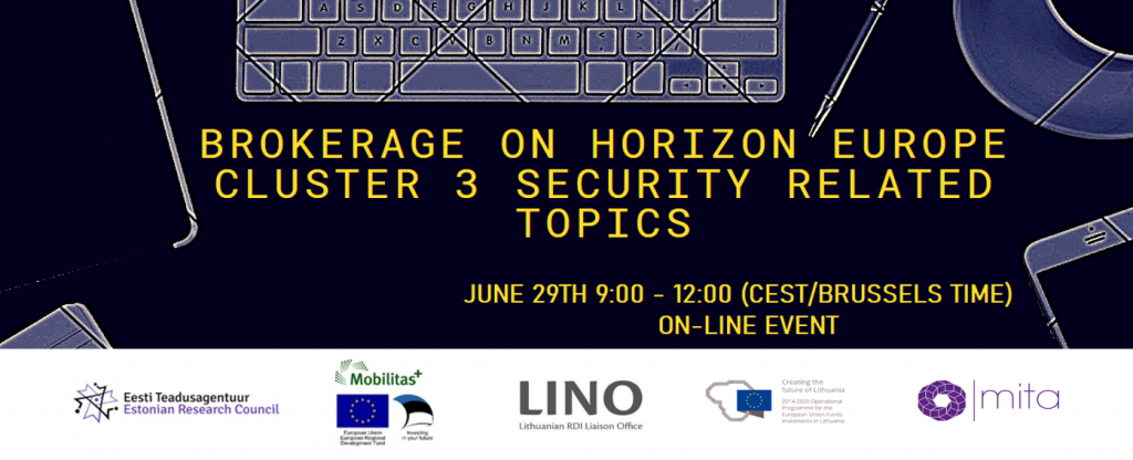Horizon Europe Cluster 3 security related topics